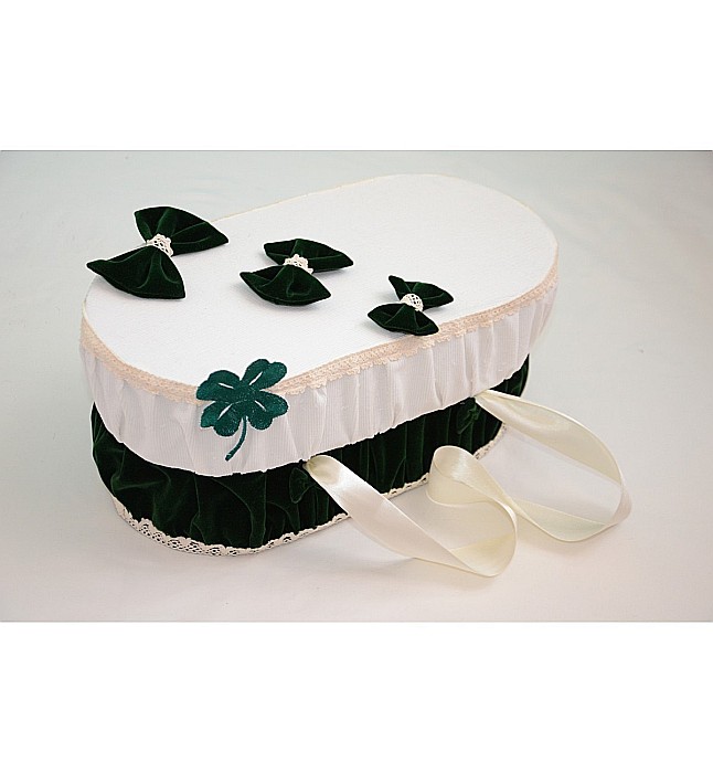 Cufar-cutie pentru trusou botez TRIFOI [2]