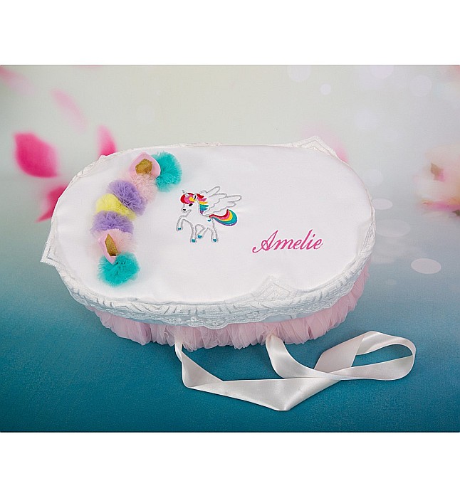 Cufar-cutie pentru trusou botez UNICORN [3]