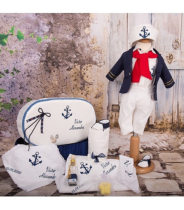 Cutie -Cufar trusou de Botez baiat MARINAR [4]