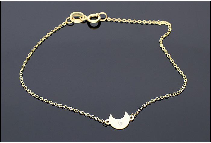 Diamond Collection- Bratara de aur 14K Semiluna- Bratari de aur dama [2]