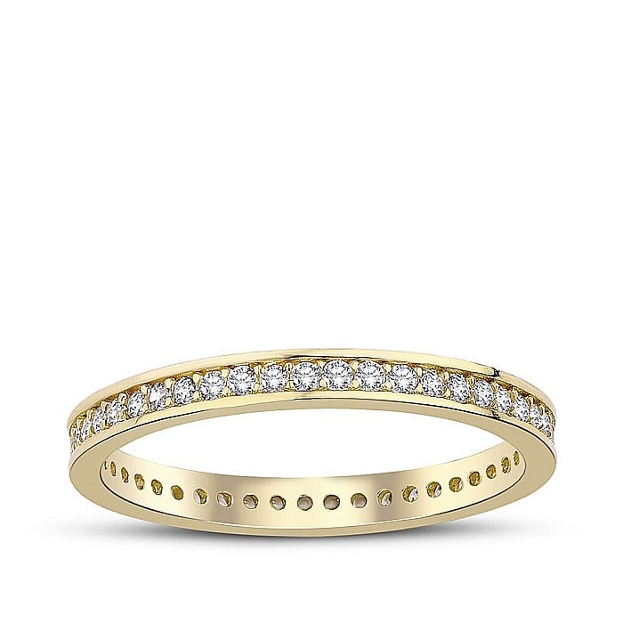 Inel de aur 14k bijuterii dama verigheta tennis R12 [2]