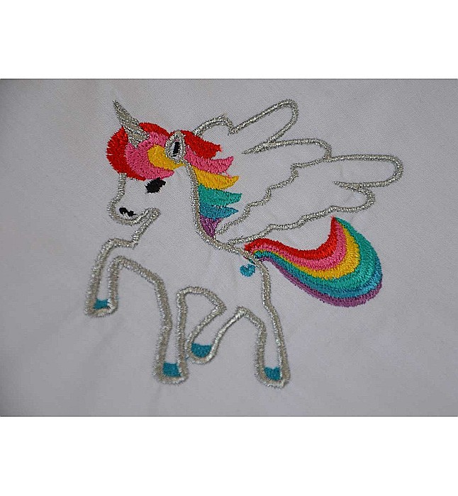Lumanare de botez biserica pentru fetite cu tull roz UNICORN, cvt111 [3]