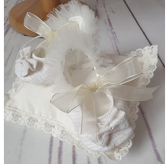 Rochita botez bebe de vara, tafta alba, BLANCHE [5]