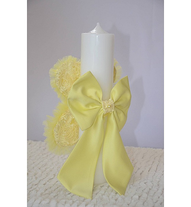 Rochita Botez Fete pentru vara, dantela Galbena si lumanare 5 Piese, Sunshine Bolero [5]