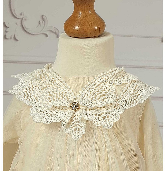 Rochita De Botez Si Paltonas Traditional Fetite Din Lana, 4 Piese, CATINCA [6]