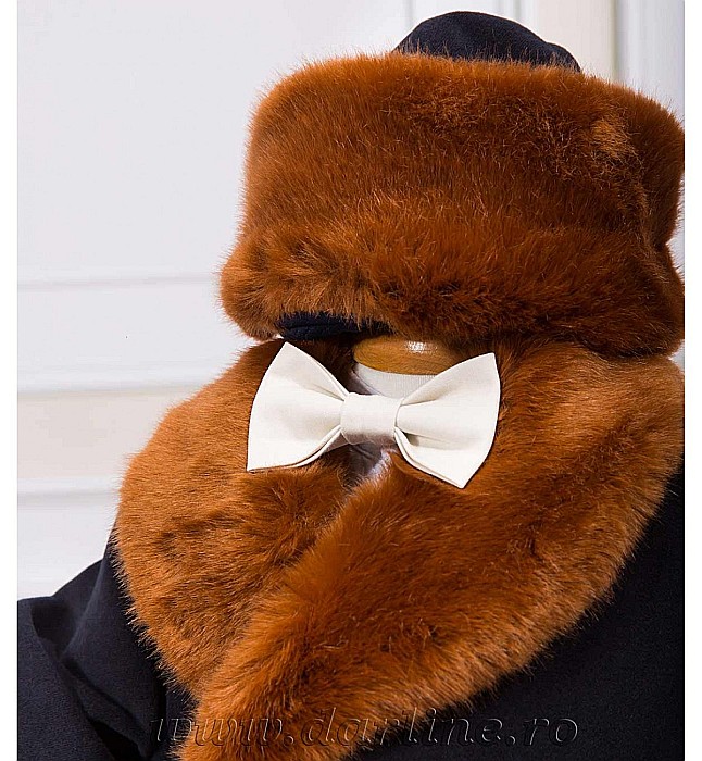 Set costum, lumanare si trusou de botez baieti toamna-iarna Sebastian [4]