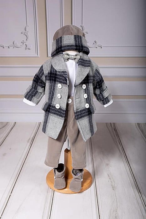 Set costumas, lumanare si trusou de botez Julian [2]