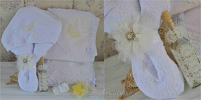 Trusou botez fete fetite alb-ivoire Harmony [3]