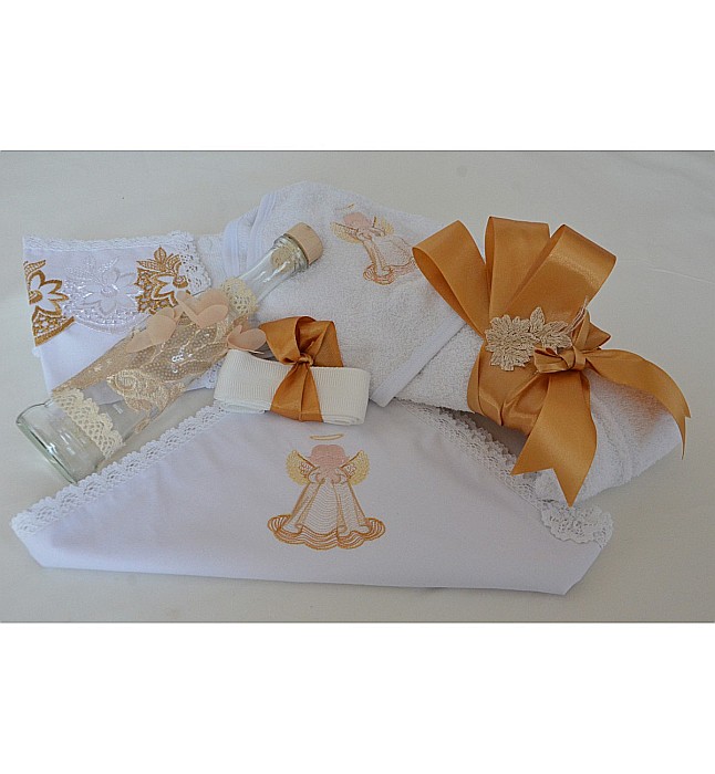 Trusou botez fete fetite auriu biserica Emily [2]