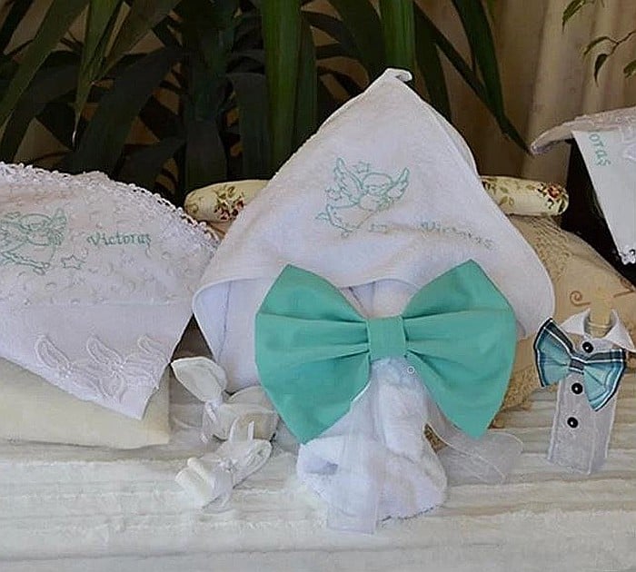 Trusou de botez biserica baieti Aqua, 7 piese [2]