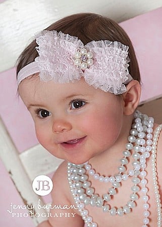 Bentite elegante copii - Bentita eleganta de botez sau ocazii speciale