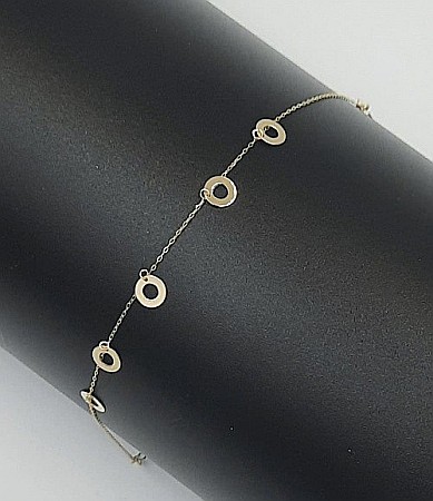 Bratara de aur 14K mobila Fluturasi- Bratari de aur dama [0]