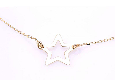 Bratara din aur 14K dama Steluta - Bratari aur dama [1]