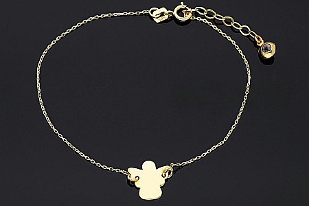 Bratara din aur 14K reglabila mobila dama cu Ingeras [0]