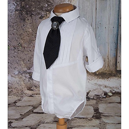 Costume Botez - Camasa costum botez baieti de tip body, Ceremonie