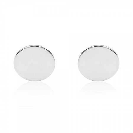 Cercei aur alb 14K  bebelusi nou nascuti Banuti 4mm [3]