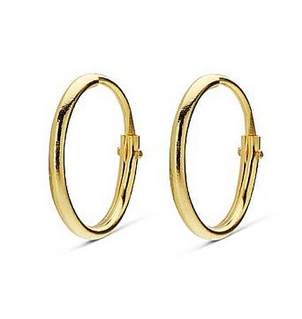 Cercei de aur 14K rotunzi nou nascuti bebelusi Tortite 8 mm [1]