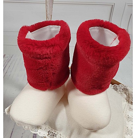 Accesorii hainute botez - Cizmulite calduroase de botez, Merry