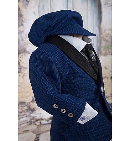 Costum Botez Baiat albastru CEREMONIE, 6 piese [2]