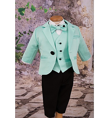 Costum botez baiat aqua stofa eleganta AQUA BOY [1]