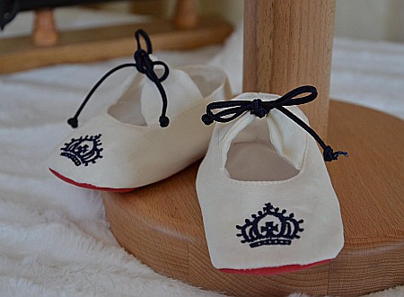 Costum botez baiat CROWN cu blazon brodat [3]