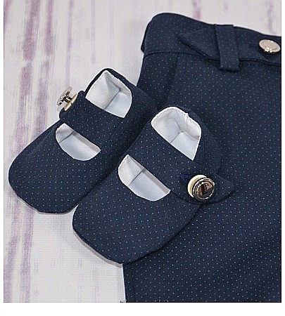 Costum botez baiat de vara Dominik, camasa body, 6 piese [1]