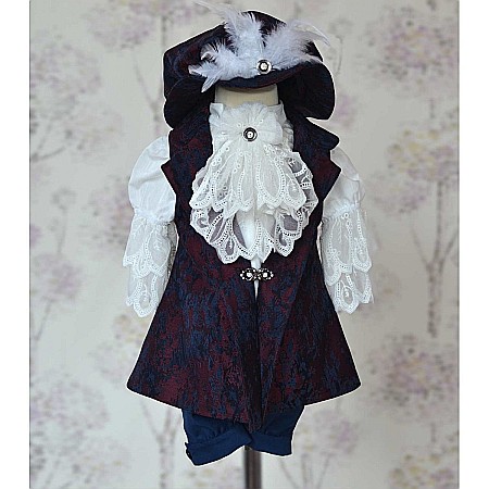 Costum botez baiat de vara Print elegant LUC [2]