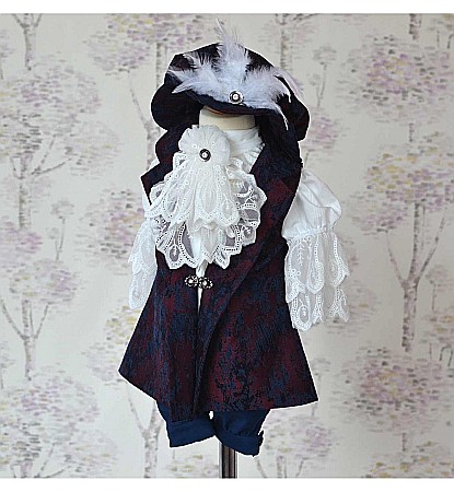 Costum botez baiat de vara Print elegant LUC [1]