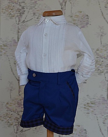 Costum botez baiat, lejer si elegant pentru vara, 4 piese, DODO [2]