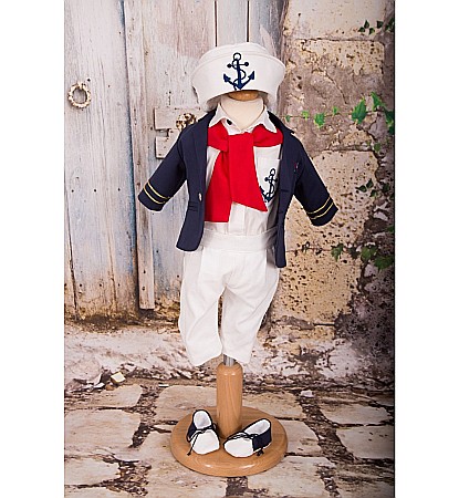 Costum botez baiat MARINAR, 6 piese [3]