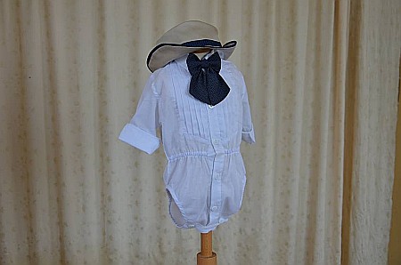 Costum botez baiat vara Western Dream din bumbac [2]