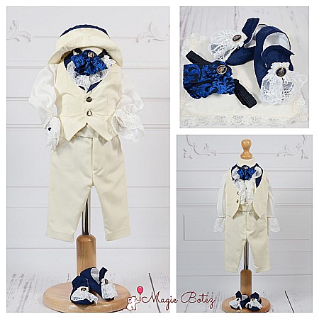 Costume Botez - Costum botez baieti pentru vara Giuseppe, 7 piese