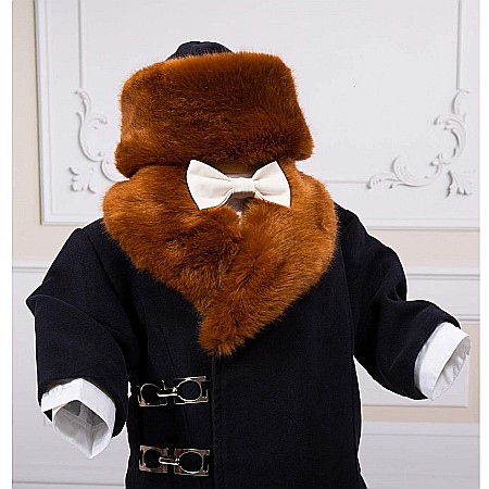 Costum cu palton de botez bebelusi baieti iarna Sebastian [1]
