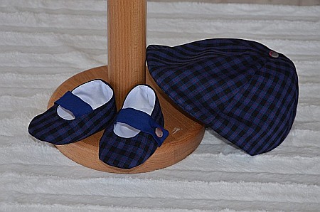 Costum de botez baiat de vara elegant din stofa si in, 6 piese, ALFONSE [2]