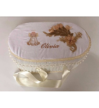 Cutii trusou botez - Cufar-cutie pentru trusou botez EMILY