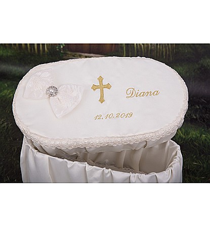Cutie trusou botez fetita sau baiat Antique - Trusou botez copii