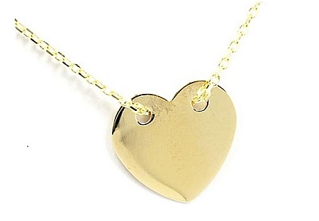 Lanturi dama femei cu pandantiv INIMIOARA de aur 14K [1]