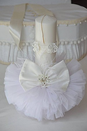 Lumanari de botez - Lumanare botez fetita pentru Biserica, Little Angel