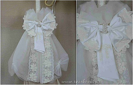 Lumanari botez fetita personalizata Flower [2]