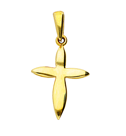 Pandantiv din aur 14K dama Cruce - Bijuterii aur [0]