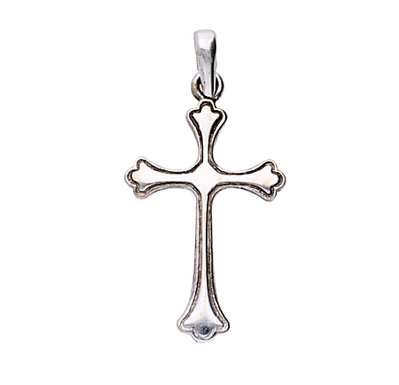 Pandantive din aur alb 14K dama Cruce Bijuterii aur [0]