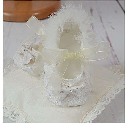 Rochita botez bebe de vara, tafta alba, BLANCHE [5]