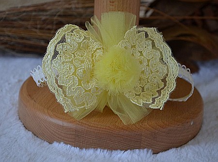 Rochita Botez fete fetite pentru vara Dantela Galbena si catifea 4 Piese, Sunshine Bolero [2]