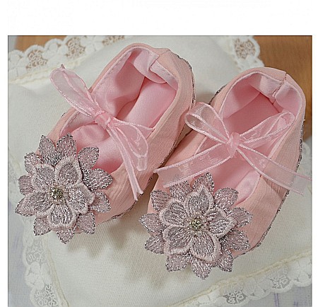 Rochita botez fetite pentru vara dantela perle roz si tull 3 piese, TESS [6]