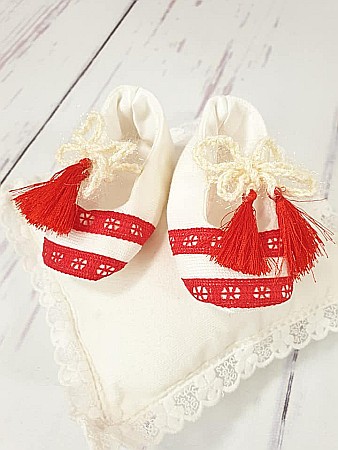 Rochita Traditionala Botez Fetite pentru vara, Floare De Colt [3]