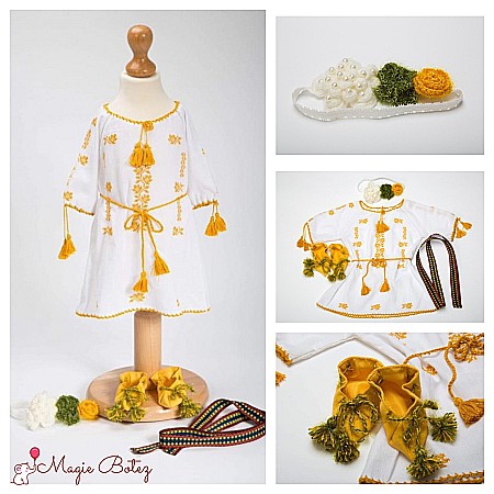 Rochita traditionala botez popular set fetite, Constanta [0]