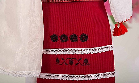 Rochita traditionala botez romanesc fetite DOINA, 5 piese [7]