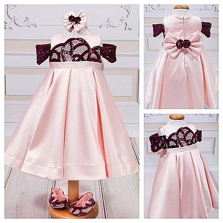 Rochite Botez - Rochite Botez Fetite elegante roz de Vara, CARLA