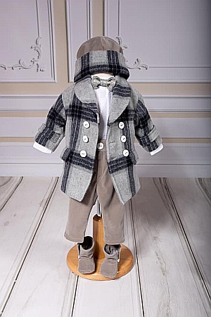 Set costumas, lumanare si trusou de botez Julian [1]