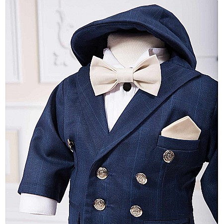 Set costumas, lumanare si trusou de botez Little Gentleman [3]